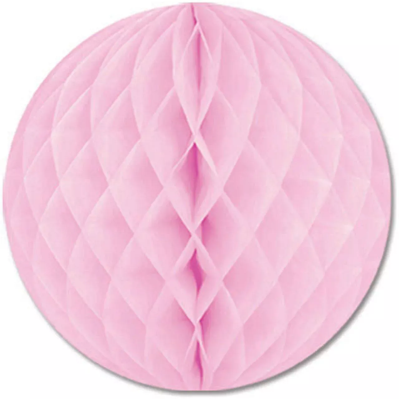 19" Pink Honeycomb Tissue Ball