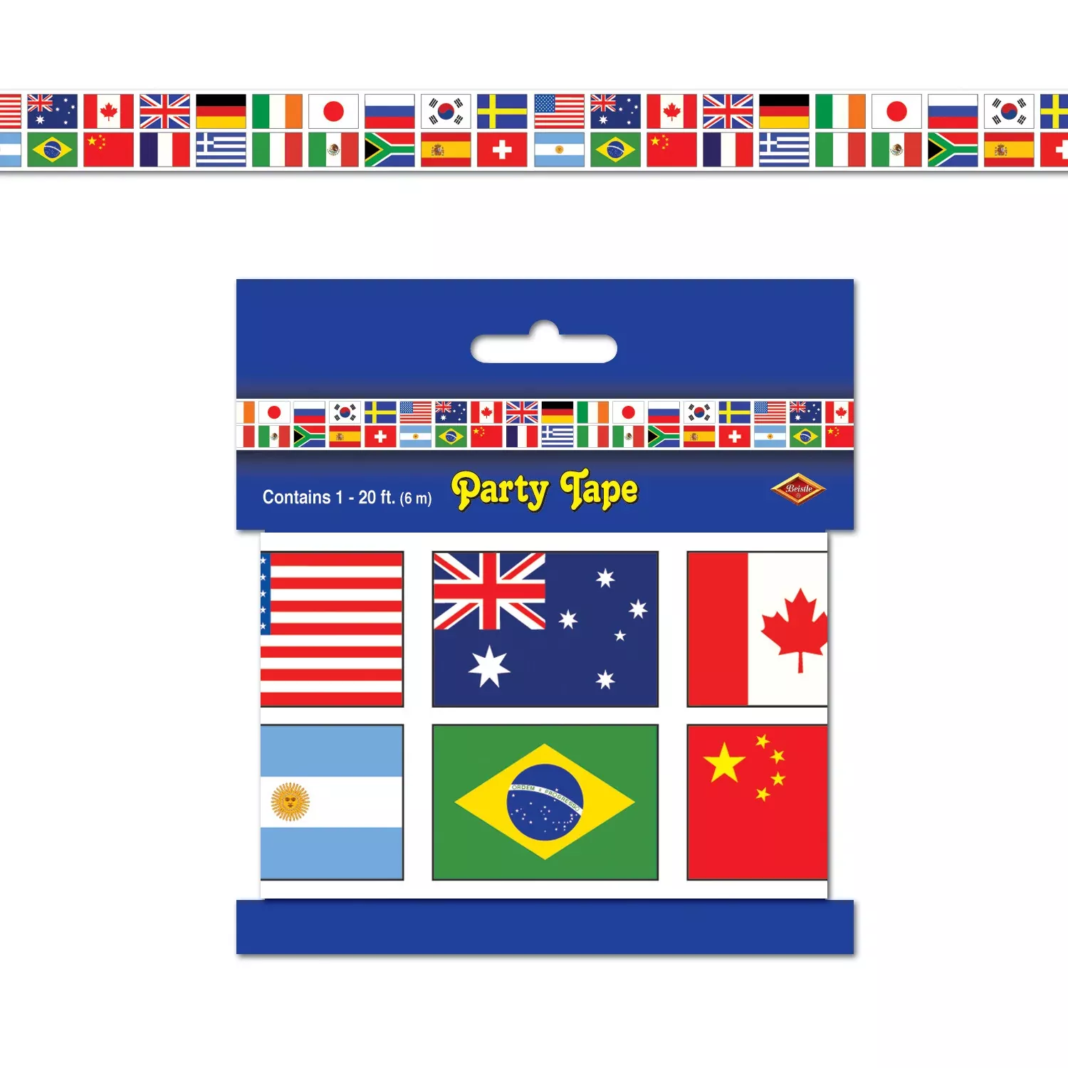 20ft. International Flag Party Tape