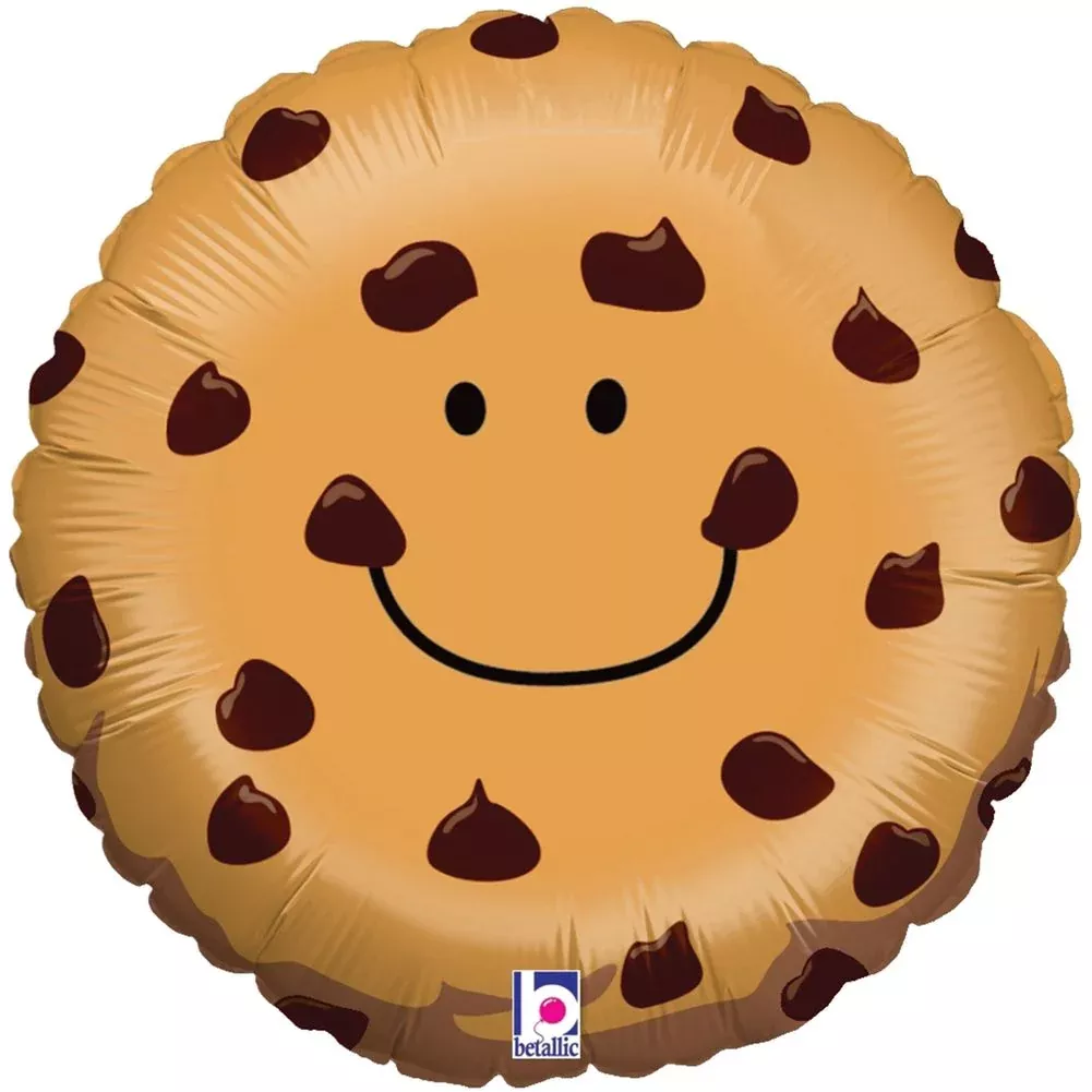 21" Mighty Chocolate Chip Cookie Foil Balloon