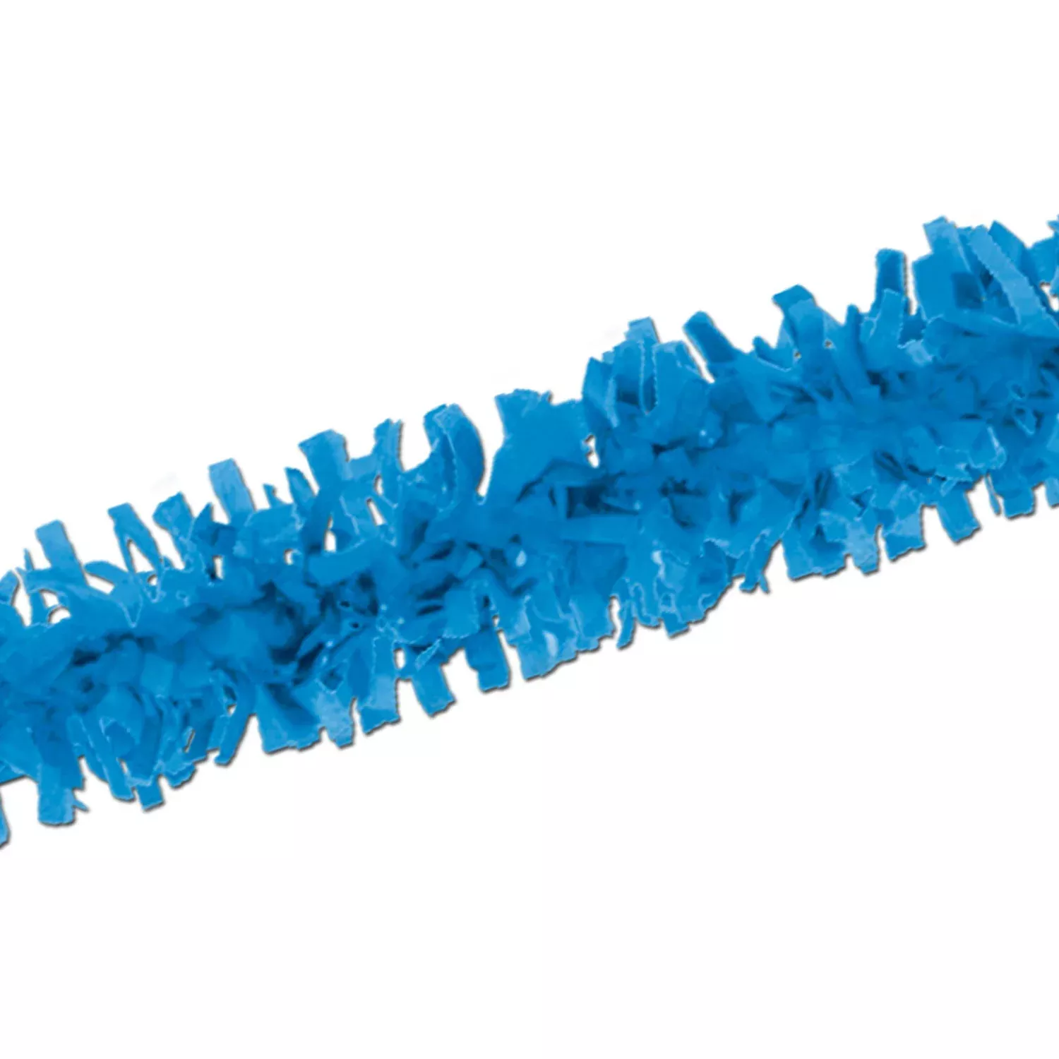 25' Blue Tissue Festooning