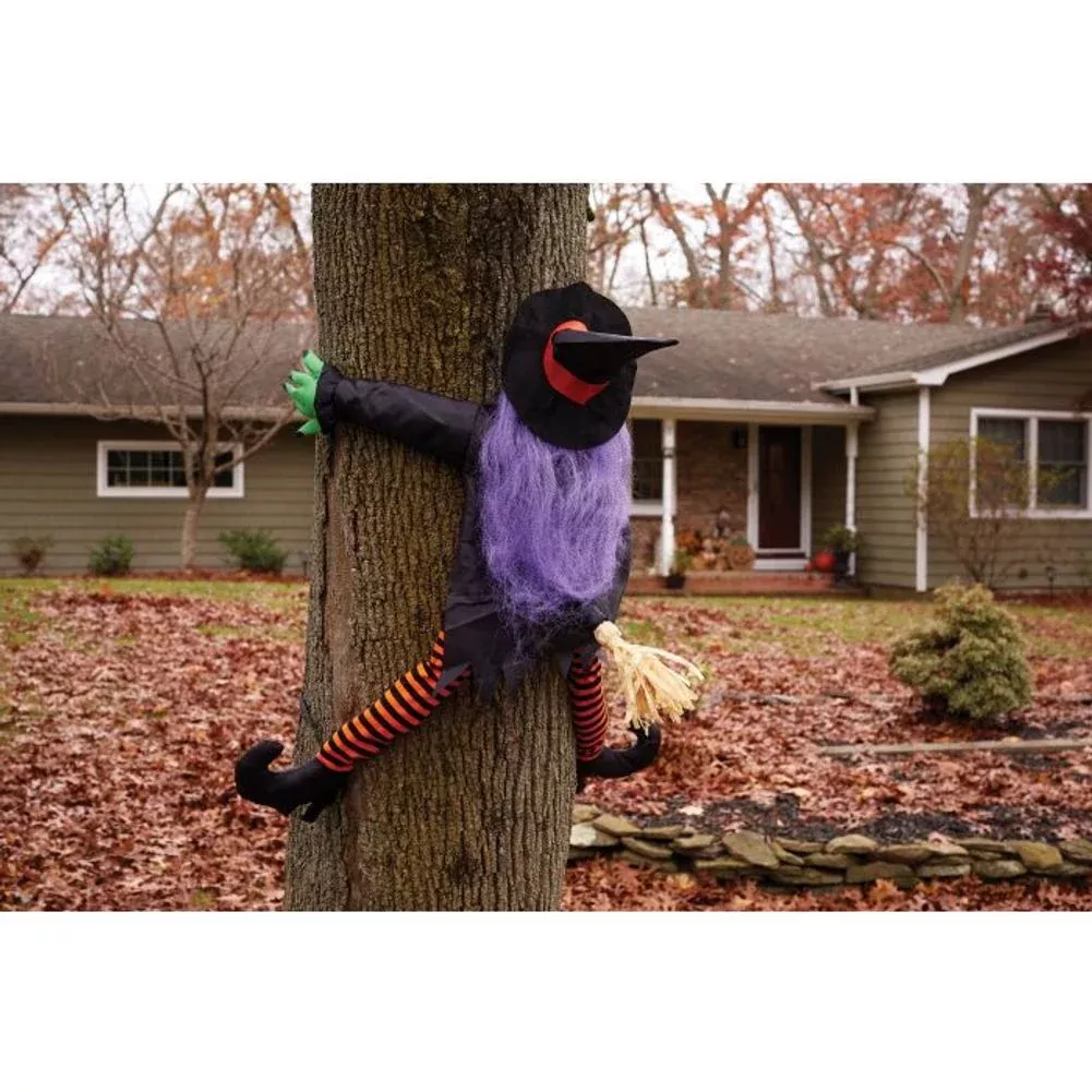 36"Wrong Way Witch Tree Hugger