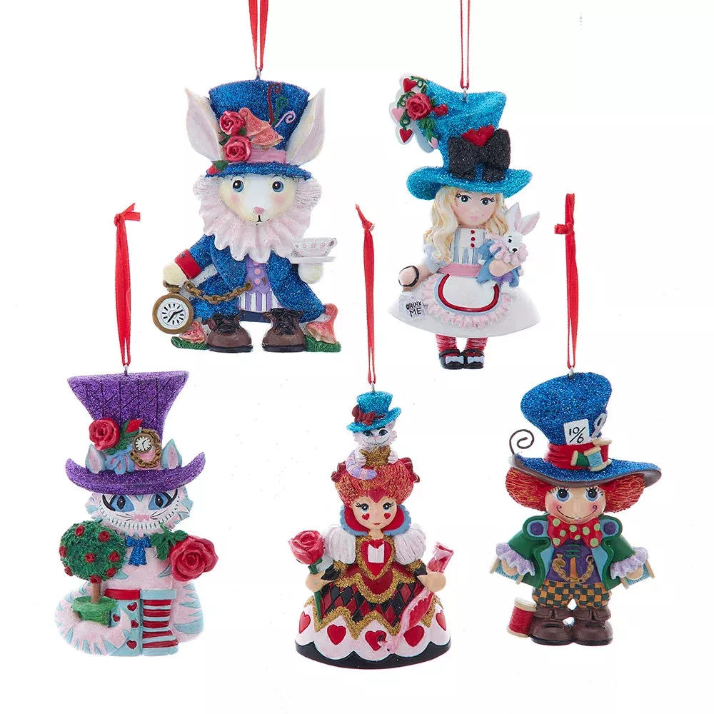 alice-wonderland-character-box-4-set-5 Alice Wonderland Character Box 4" Set of 5
