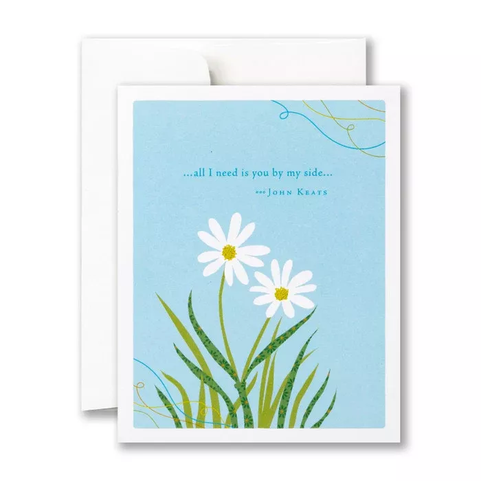 all-i-need-is-you-by-my-side-anniversary-greeting-card All I Need Is You By My Side - Anniversary - Greeting Card