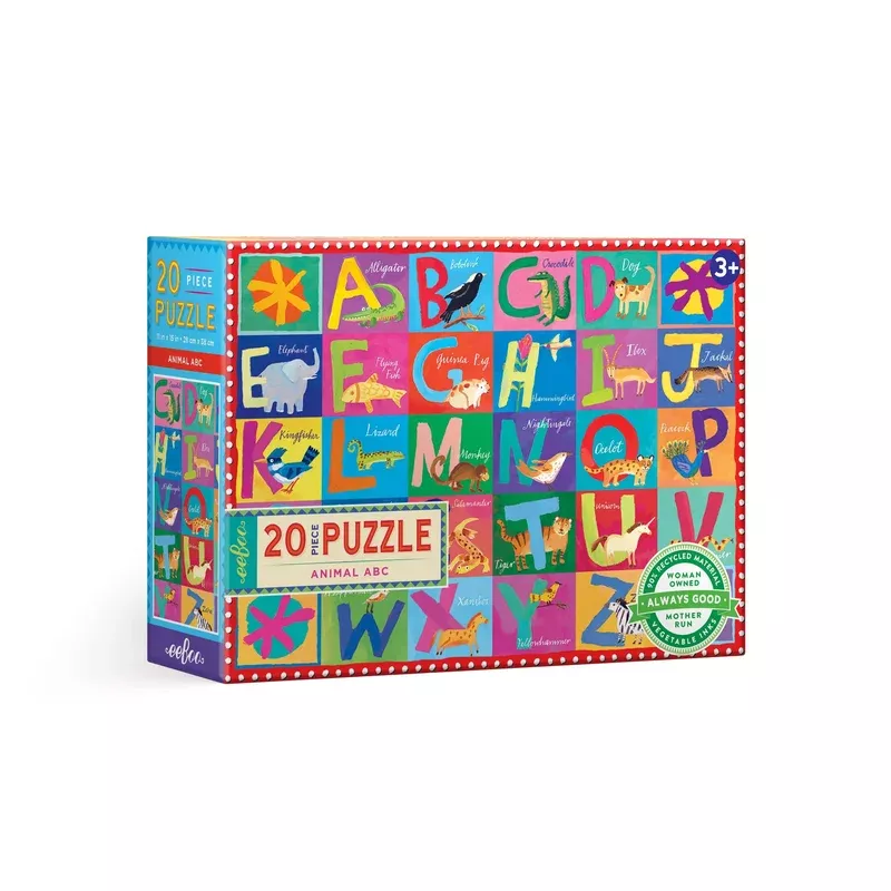 animal-abc-puzzle-20-piece "Animal ABC" Puzzle (20 Piece)