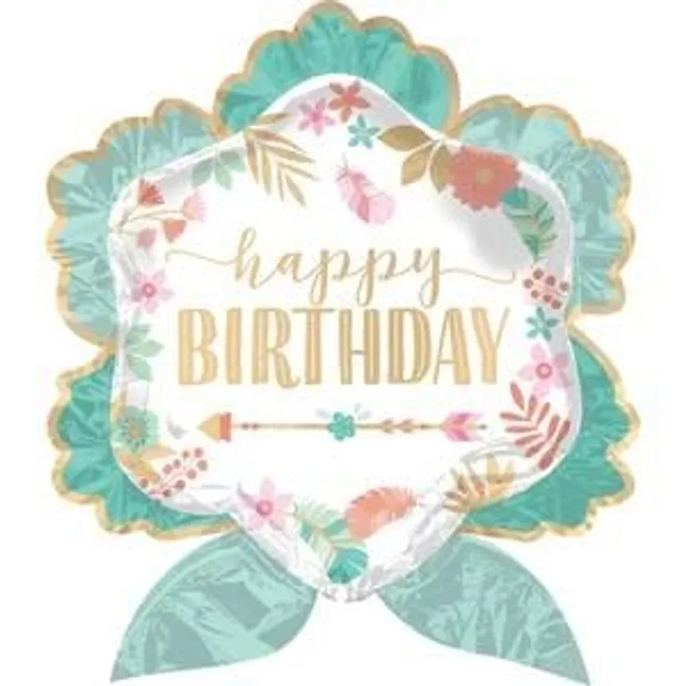 BOHO BIRTHDAY GIRL SUPER SHAPE