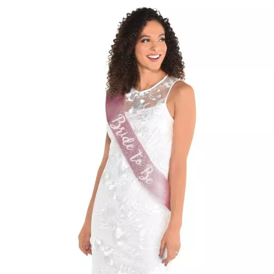 BRIDE TO BE DELUXE FABRIC SASH
