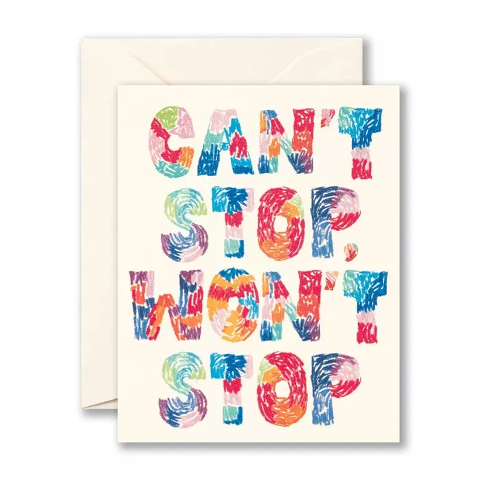 can-t-stop-won-t-stop-birthday-greeting-card Can't Stop Won't Stop- Birthday Greeting Card