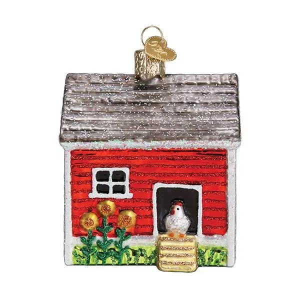 Chicken Coop Ornament - Old World Christmas