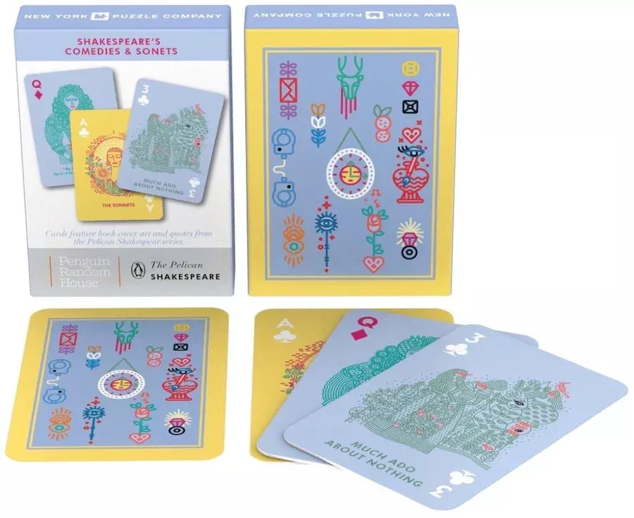 comedies-romance-shakespeare-playing-cards "Comedies & Romance" Shakespeare Playing Cards