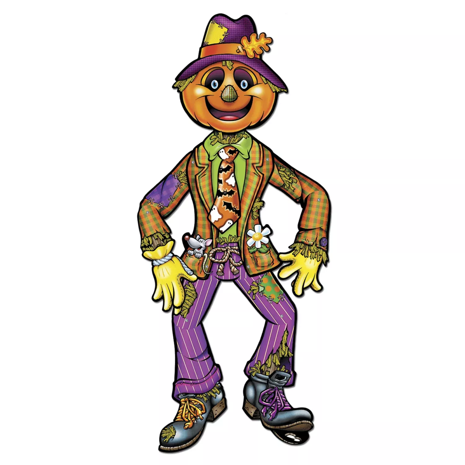 CUTOUT - SCARECROW JOINTED 38"