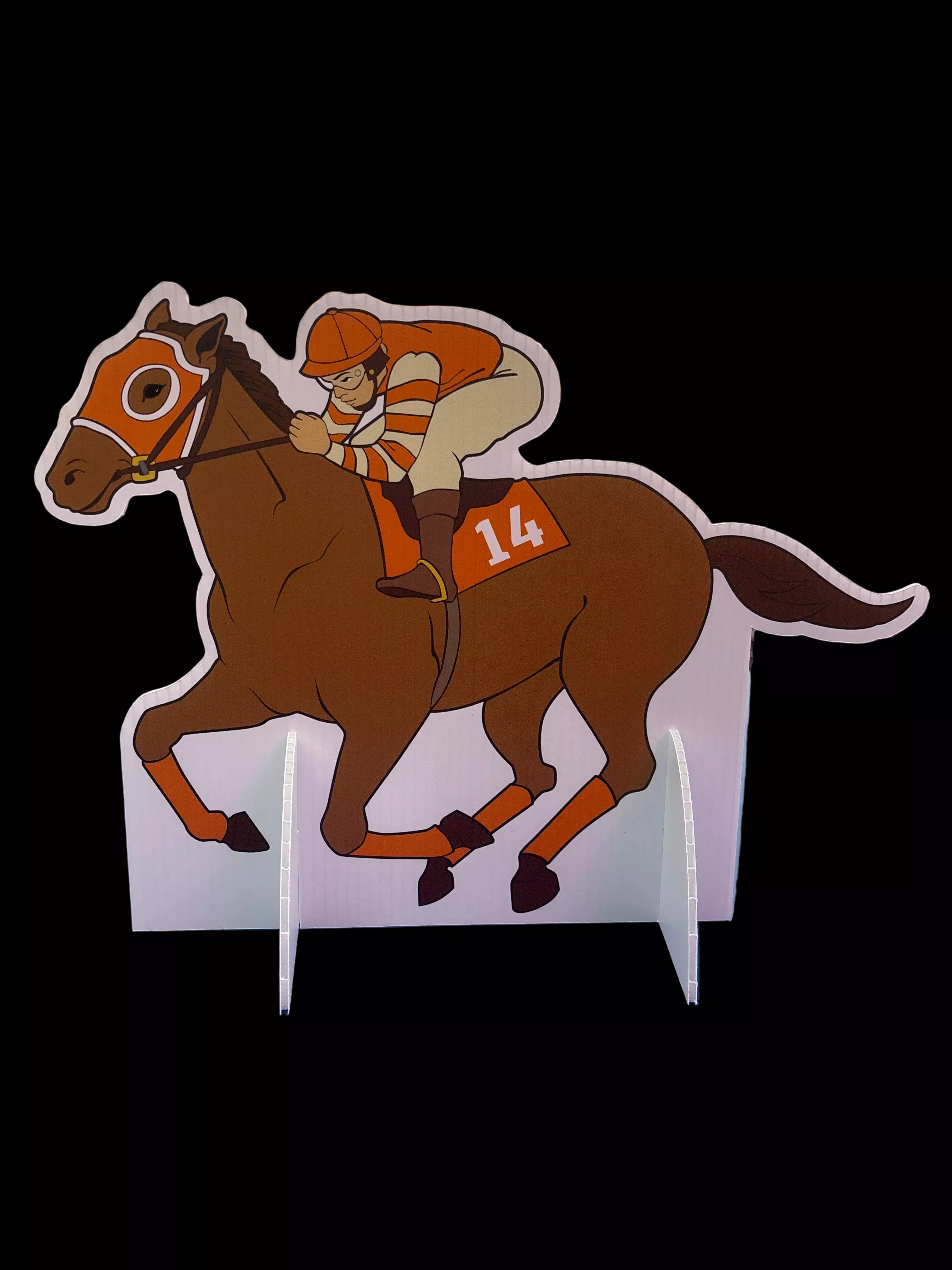 Derby Race Horse Stand Up Centerpiece