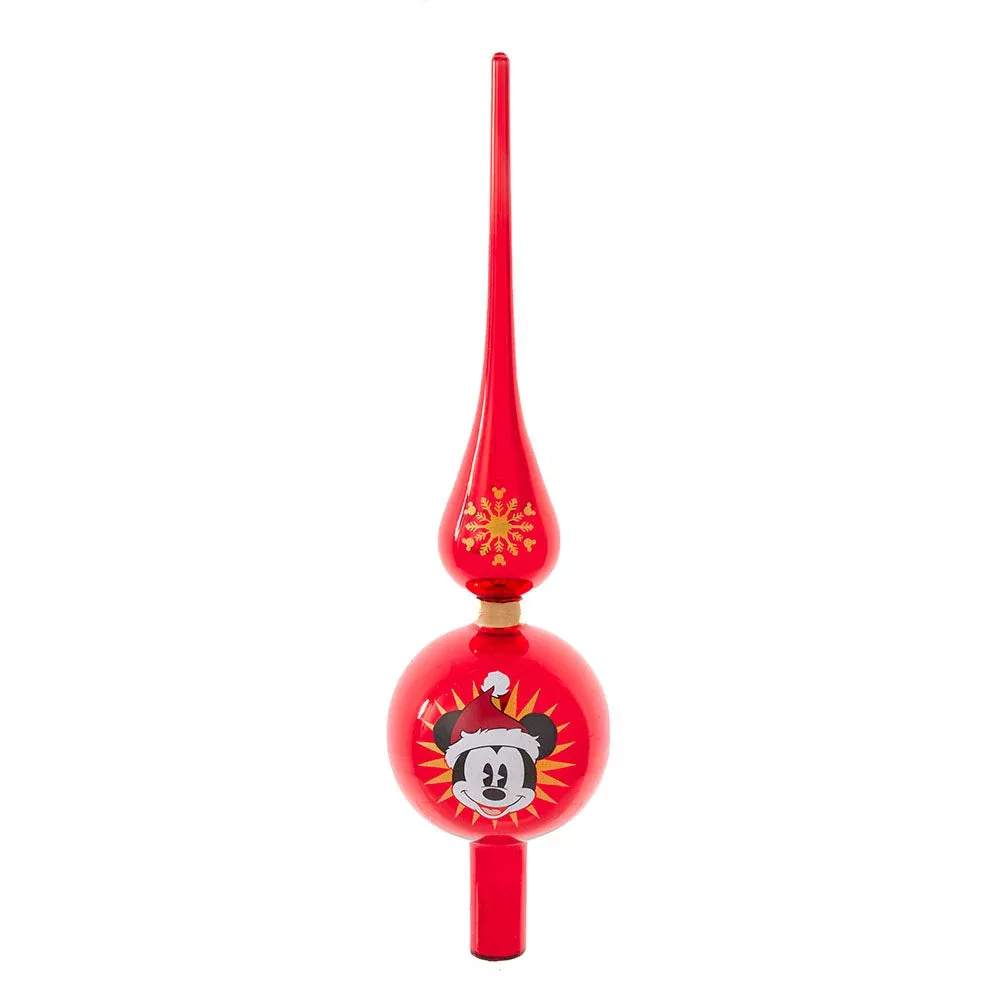 disney-red-glass-mickey-mouse-finial-tree-topper-12 Disney Red Glass Mickey Mouse Finial Tree Topper 12"