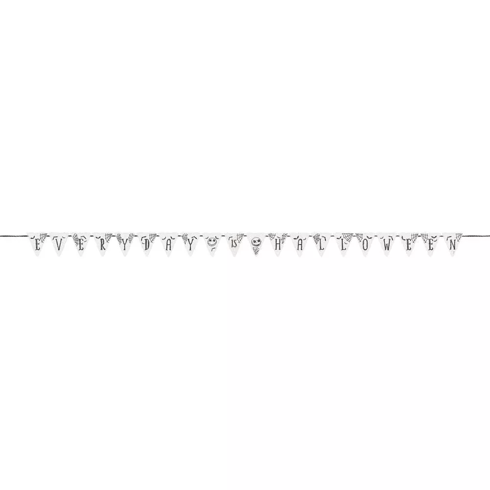 ©Disney Tim Burton's Nightmare Before Christmas Canvas Pennant Banner
