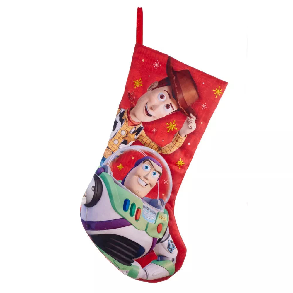 disney-toy-story-woody-buzz-lightyear-stocking-19 Disney Toy Story Woody and Buzz Lightyear Stocking 19"