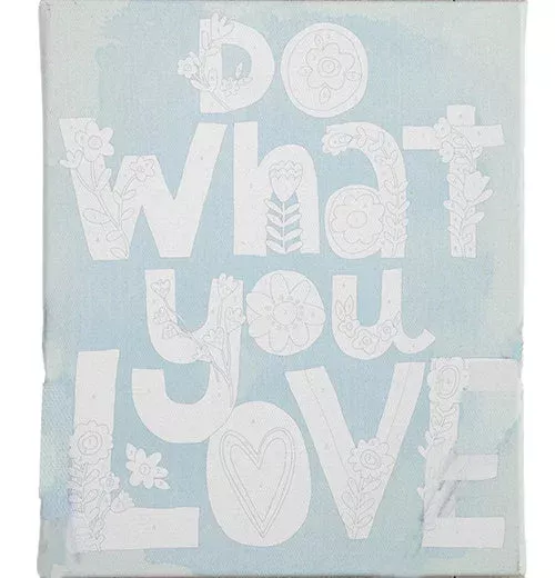do-what-you-love-paint-by-numbers-kit "Do What You Love" Paint-By-Numbers Kit