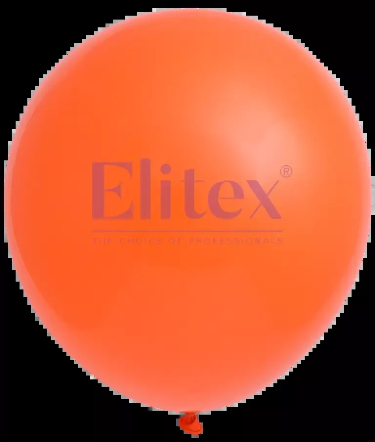 Elitex 24" Orange Latex Balloons 5ct - A. L. Party Balloons