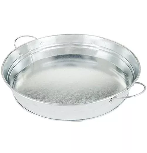"Galvanized Steel" Serving Tray