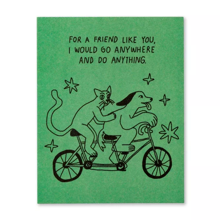 Humor Us Greeting Card - Friendship - For A Friend Like You