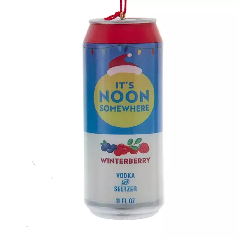 "Its Noon Somewhere" Ornament - Winterberry