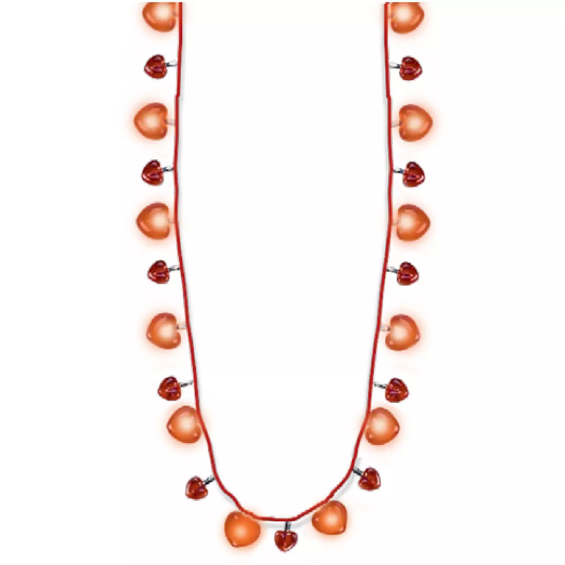 Light Up Heart Bead Necklace