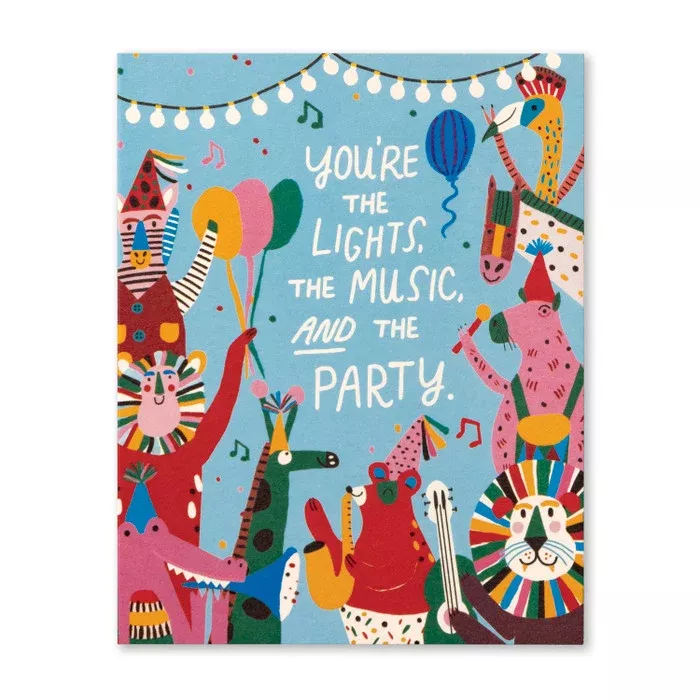 Love Muchly Greeting Card - Birthday - You're the Lights, the Music