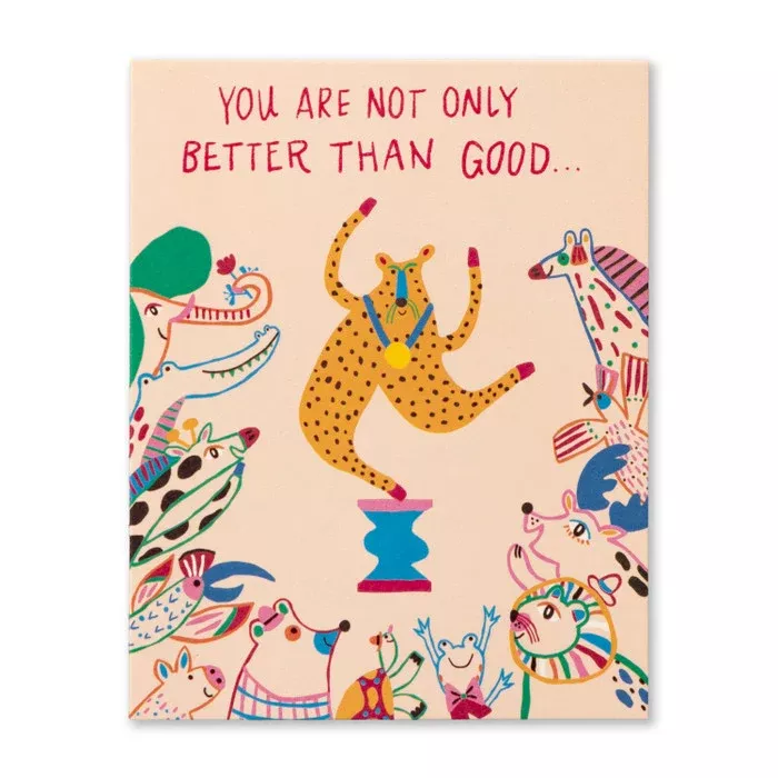 Love Muchly Greeting Card - Thank You - You Are Not Only Better Than G