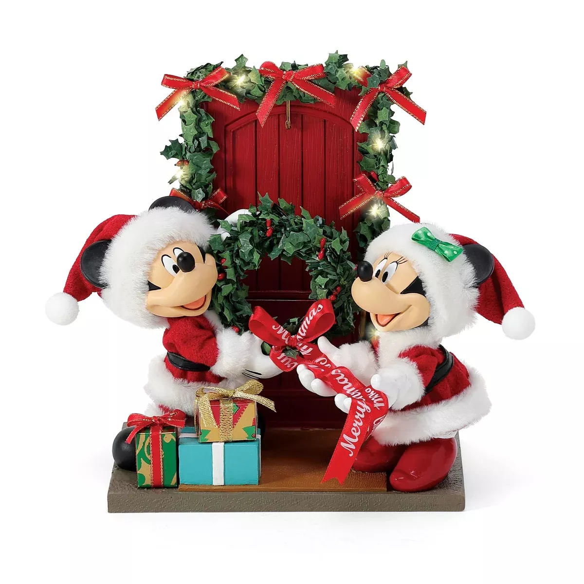mickey-minnie-handle-front-door-decor Mickey & Minnie Handle Front Door Decor