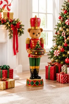raz-30-large-musical-lighted-animated-teddy-bear-soldier-christmas-figure-465761 Raz 30" Large Musical Lighted Animated Teddy Bear Soldier Christmas Figure 4657614