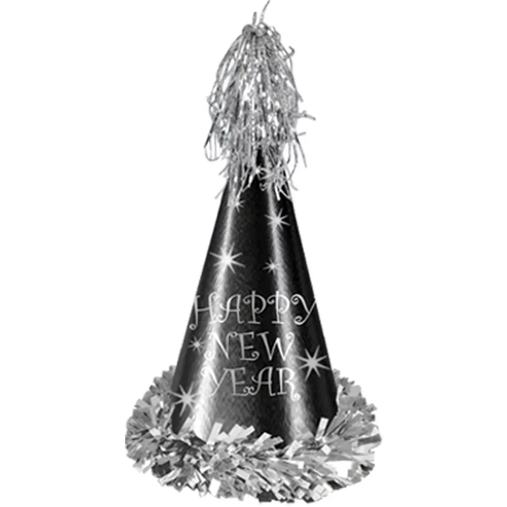 Silver Reflections Party Hats (1ct)