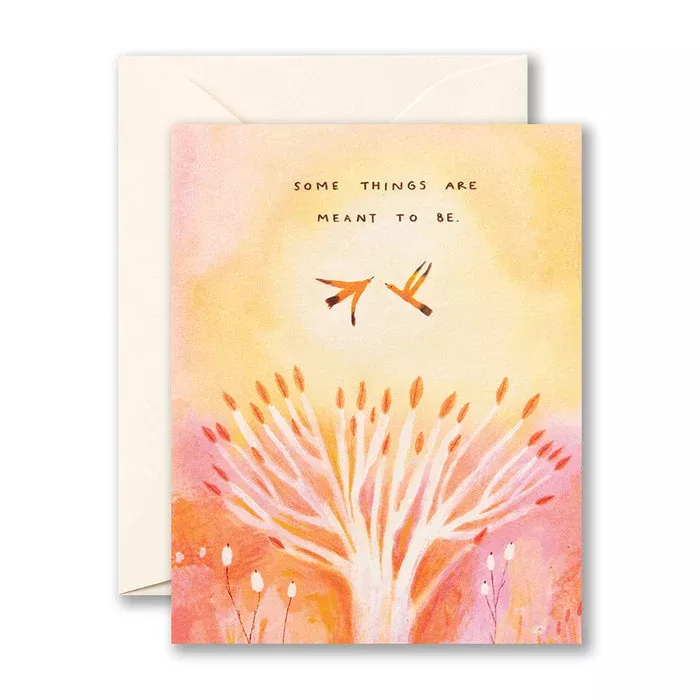 Some Things Are Meant To Be - Wedding - Greeting Card