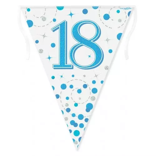 sparkling-fizz-blue-18th-birthday-flag-banner Sparkling Fizz Blue 18th Birthday Flag Banner