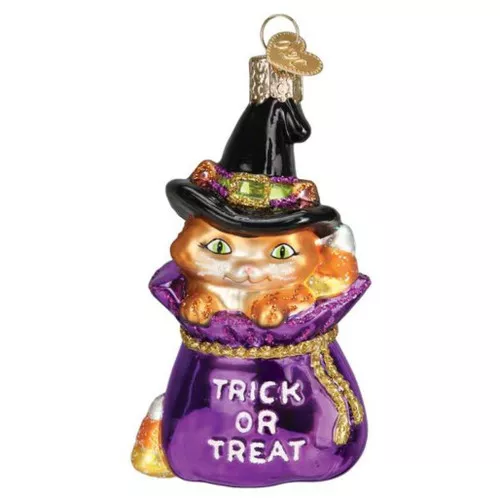 Trick or Treat Kitty Ornament