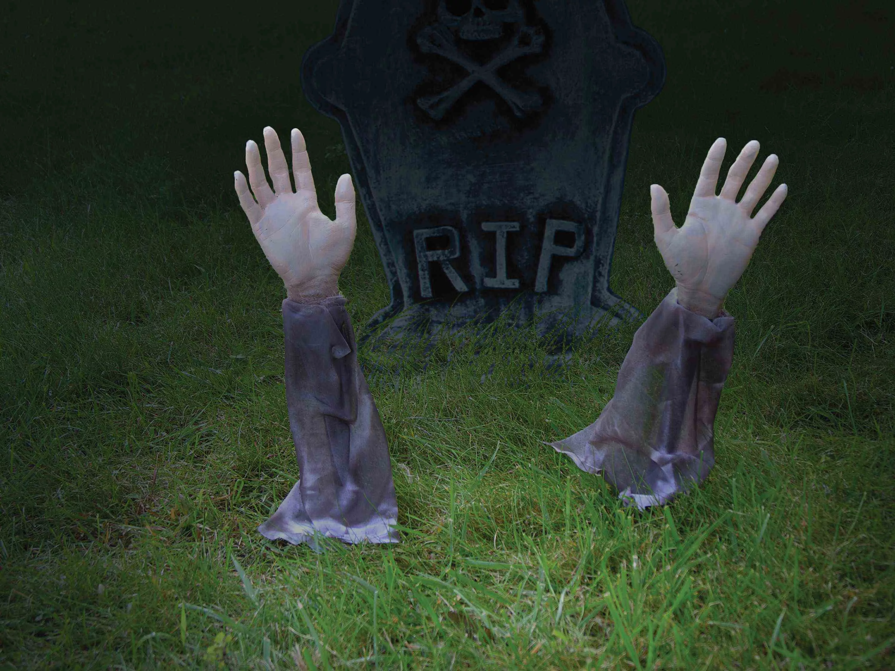 zombie-arm-lawn-stakes ZOMBIE ARM LAWN STAKES