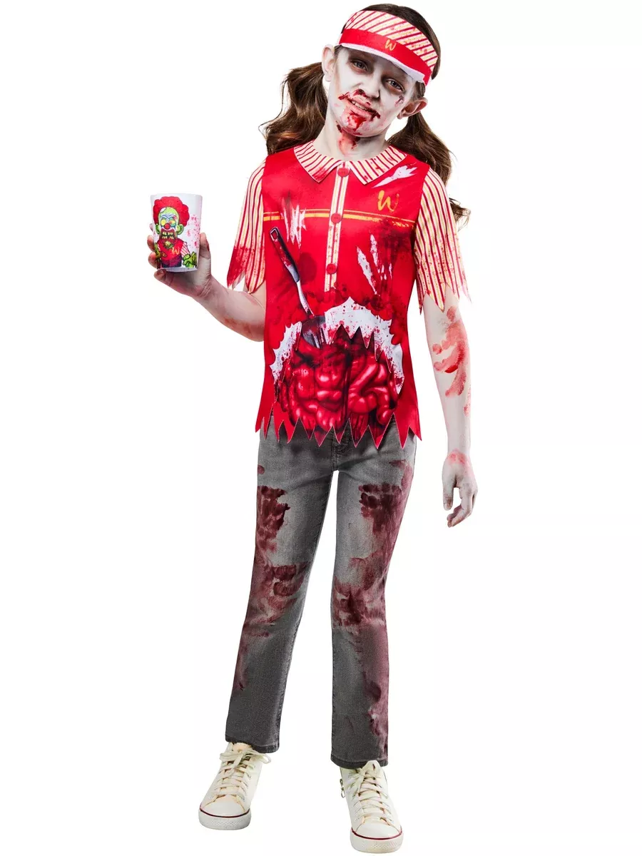 Zombie Burger Worker Costume