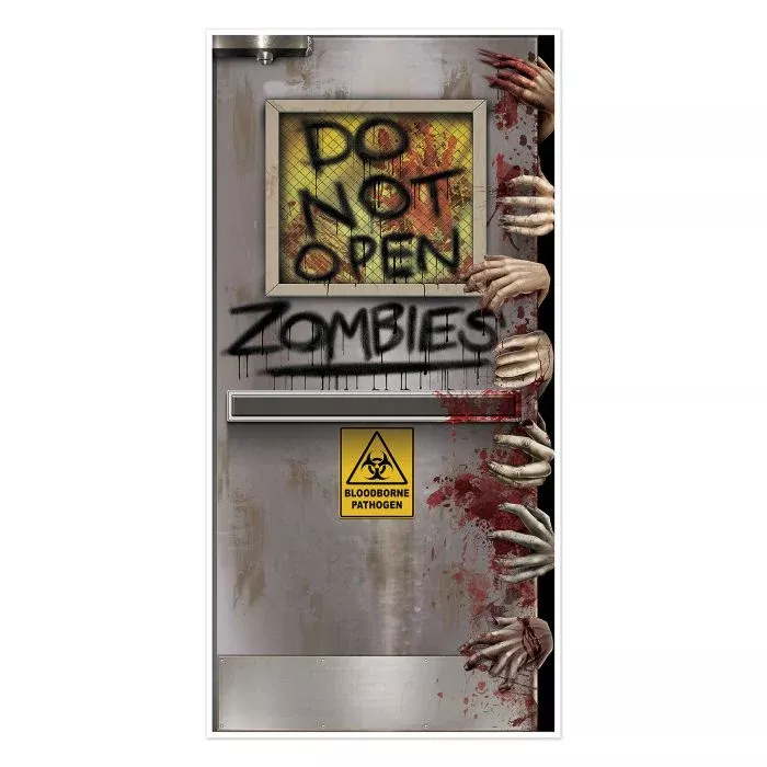 zombie-lab-door-cover-60-x-30 Zombie Lab Door Cover - 60" x 30"