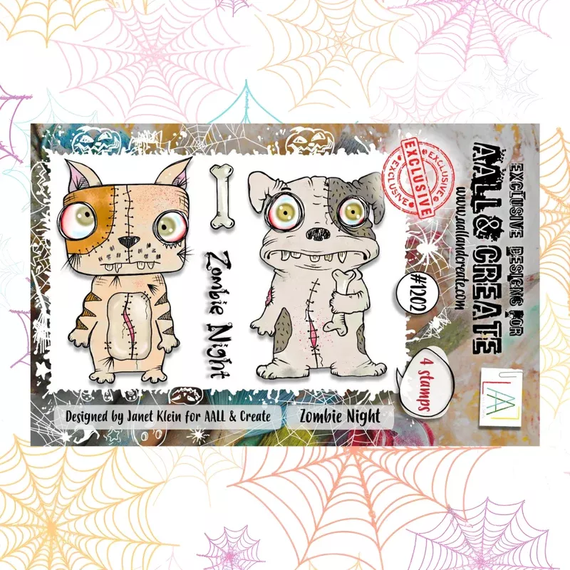 zombie-night-a7-stamp-set-no-1202 Zombie Night A7 Stamp Set No. 1202