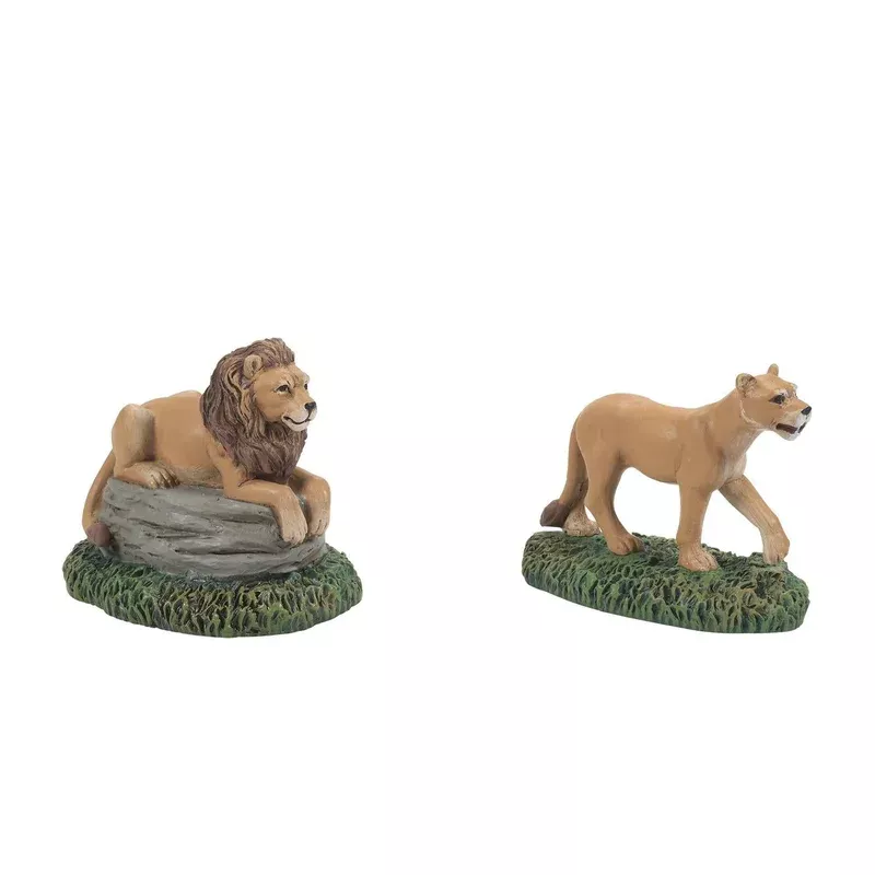 Zoological Gardens Lions Set, Dept. 56